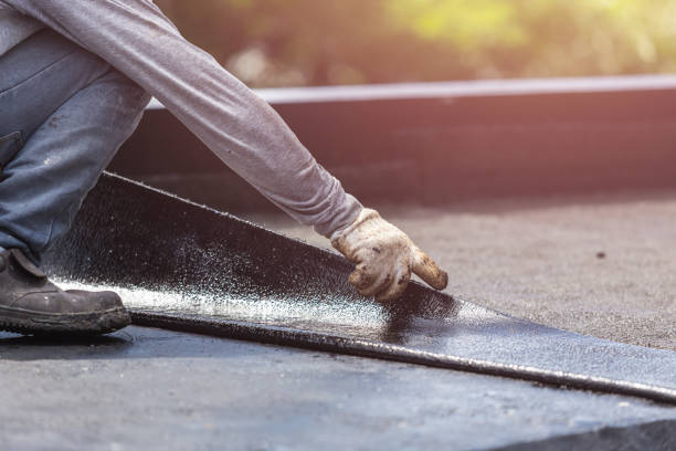 Professional Crawl Space Encapsulation technician working in Landisville, NJ